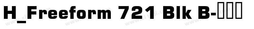 H_Freeform 721 Blk B字体转换